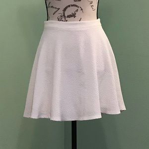 White Mini Skirt